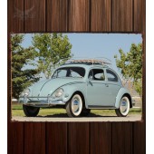 Металлическая табличка Volkswagen Beetle 605